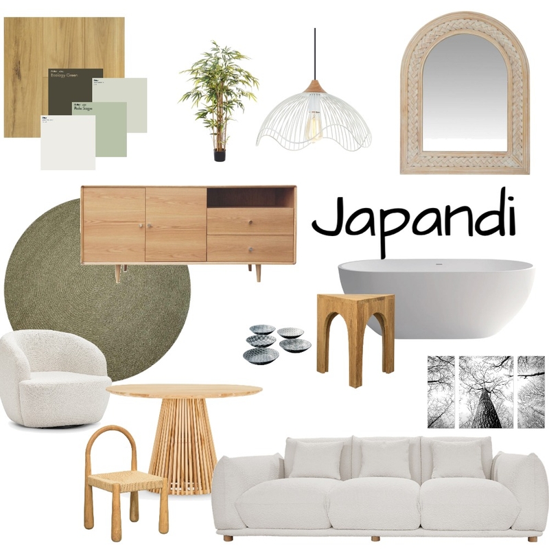 Japandi Mood Board by mcotronea` on Style Sourcebook