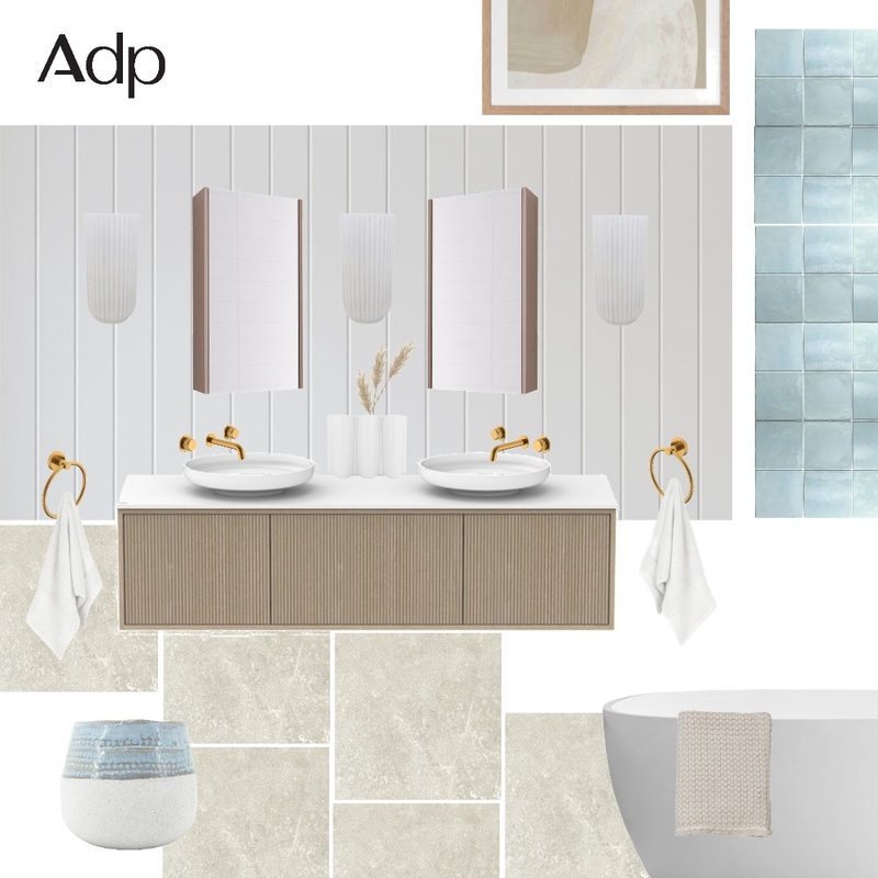 Blue Coastal | Our Coastal Oak Clifton & Soul Groove Tapware Mood Board by ADP on Style Sourcebook