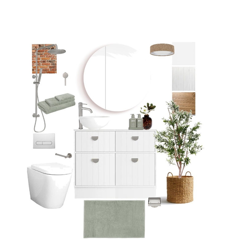 Bathroom Sample Board - Ash & Lucinda Mood Board by AJ Lawson Designs on Style Sourcebook