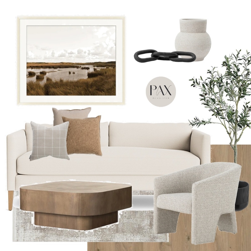 Living Room Concept Mood Board by PAX Interior Design on Style Sourcebook