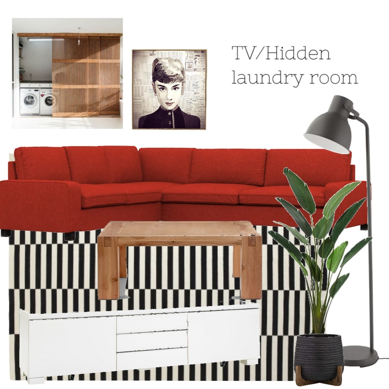 TV/Hidden laundry room Mood Board by Renbel on Style Sourcebook