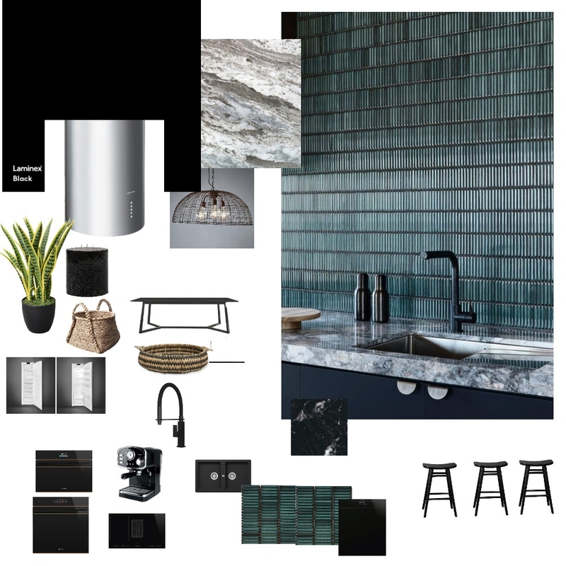 Dark Kitchen Mood Board by Toni Jena on Style Sourcebook