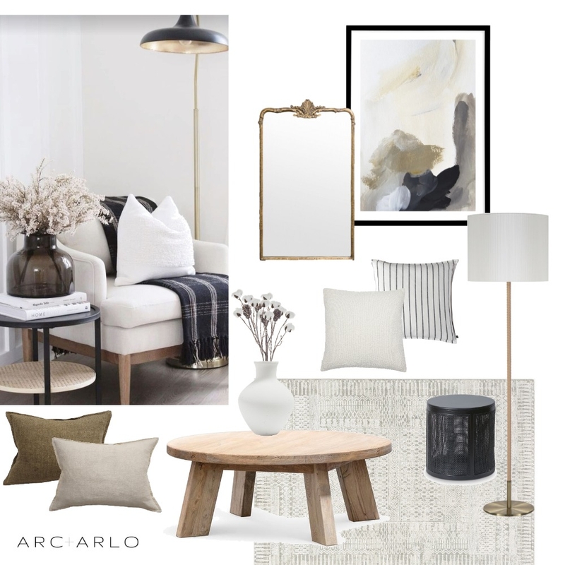 Contemporary Rustic Mood Board by Arc and Arlo on Style Sourcebook