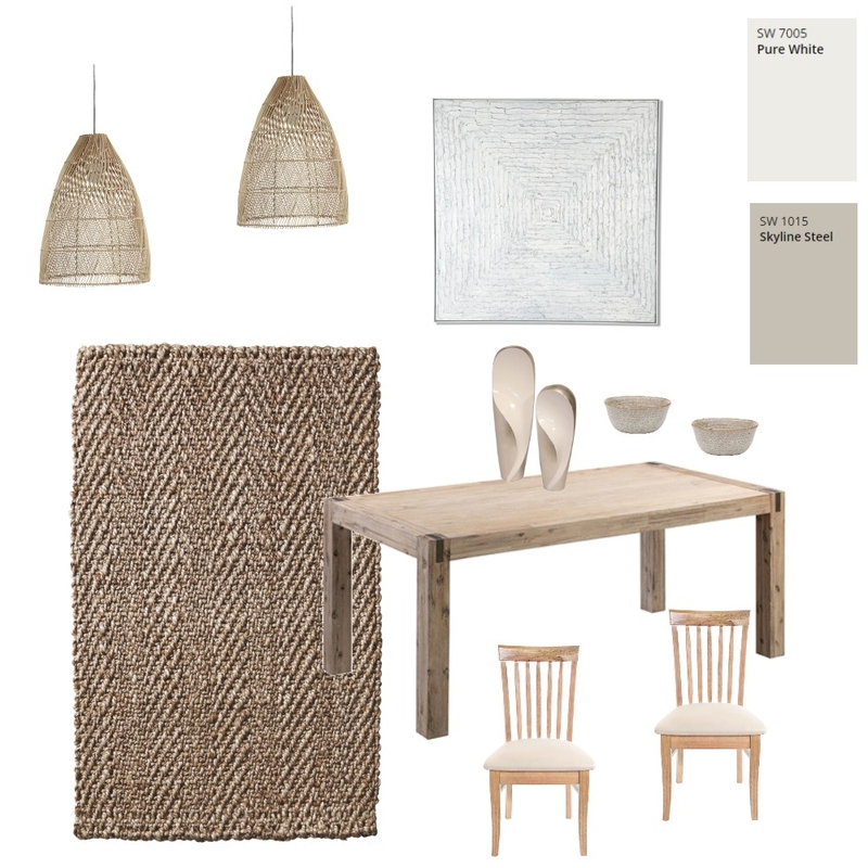 Module 9 Dining Room Mood Board by Amanda Lutz on Style Sourcebook