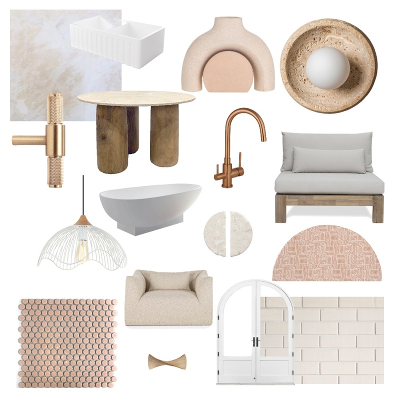 Textures/pink tones Mood Board by SPECbd on Style Sourcebook