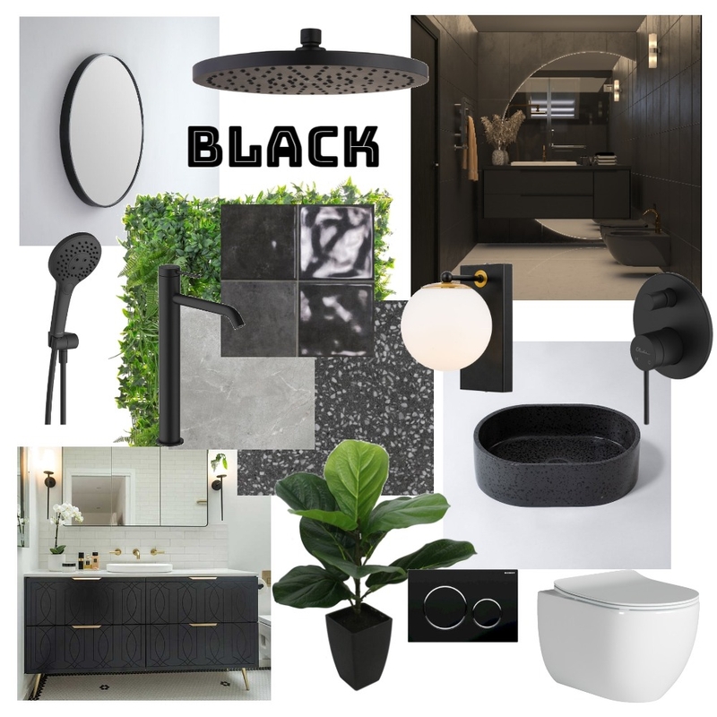 Black - BW Tiles Mood Board by CSugden on Style Sourcebook