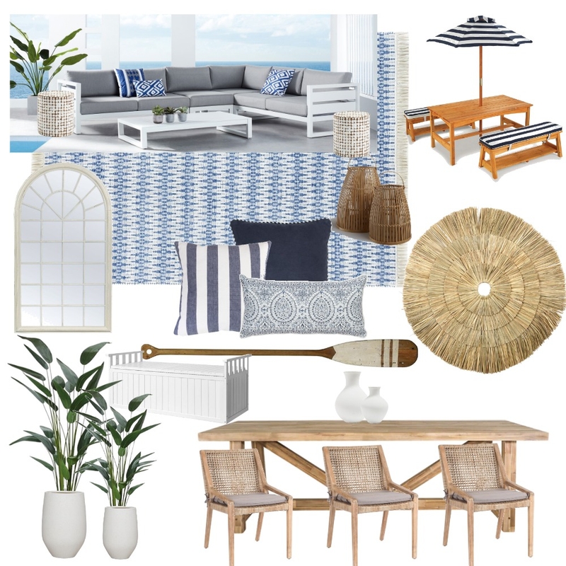 Hamptons Outdoor Area Mood Board by Eliza Grace Interiors on Style Sourcebook