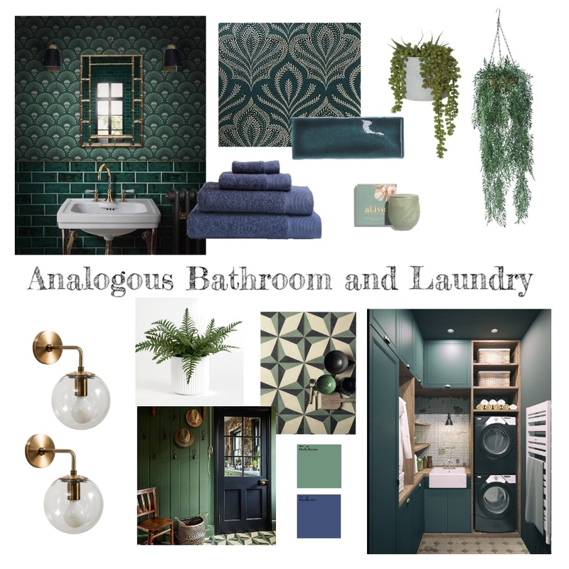 Module 6 - Bathroom/Laundry Mood Board by CP9213 on Style Sourcebook