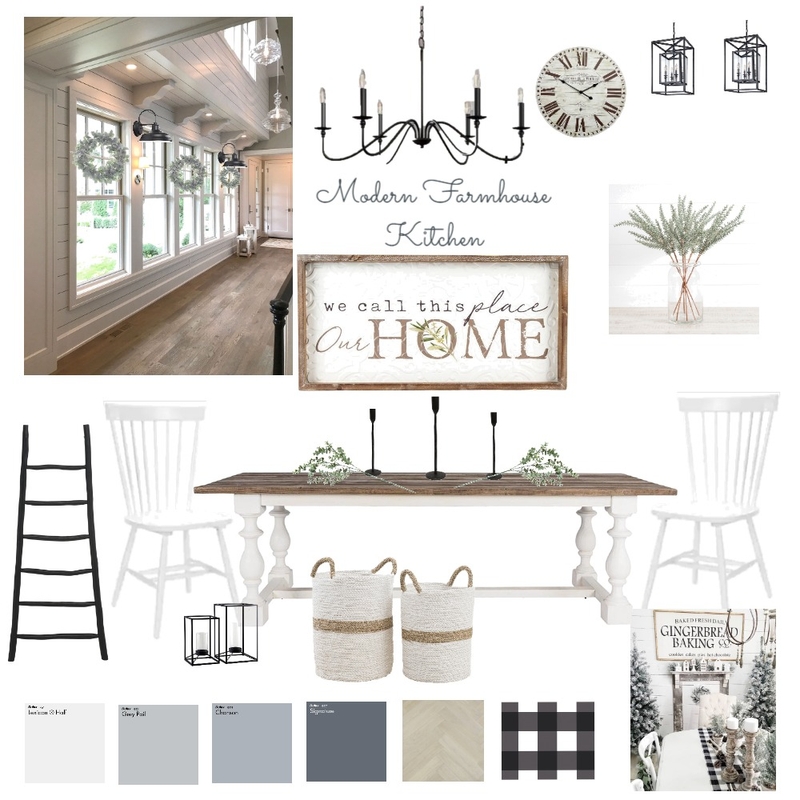 Modern Farmhouse - Kitchen Mood Board by Megan Jones on Style Sourcebook