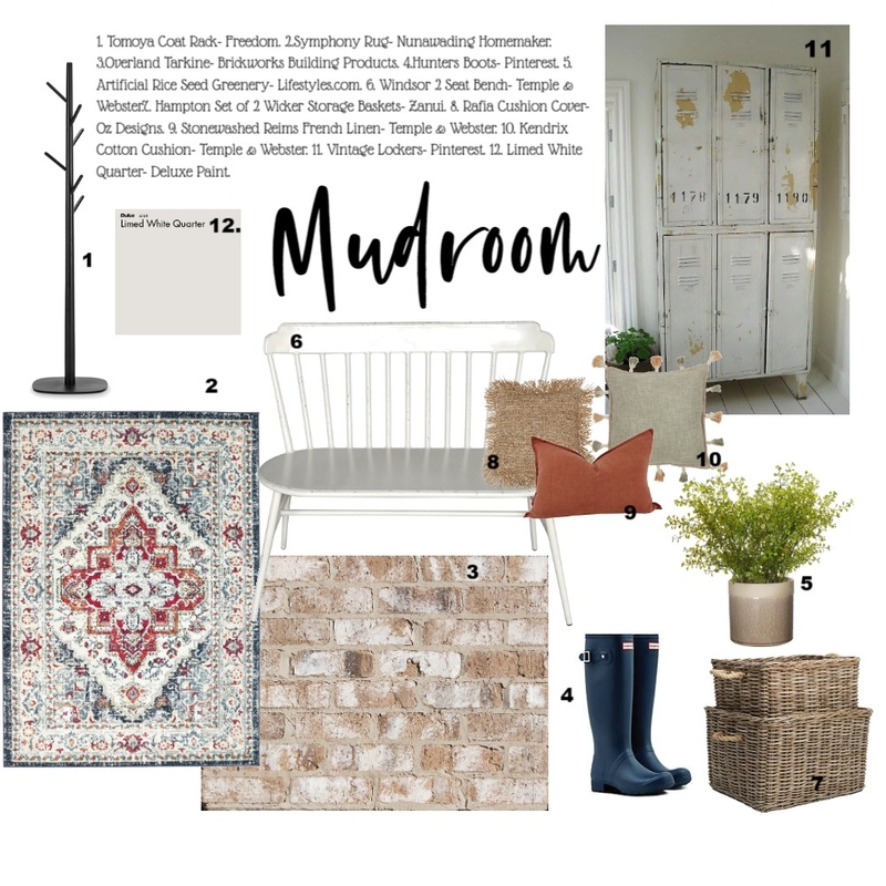 IDI Mood Board 3 Mudroom Mood Board by Whowell456 on Style Sourcebook