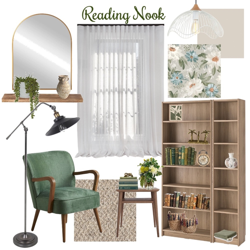 Reading Nook Inspiration Mood Board by Ogilvie Interiors on Style Sourcebook