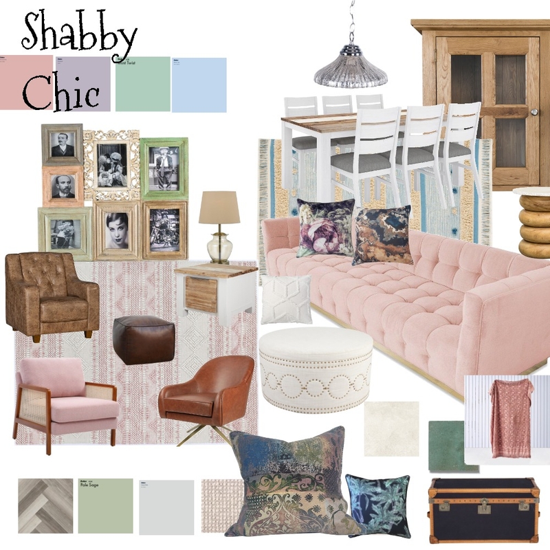 Shabby Chic Mood Board by Tammy on Style Sourcebook