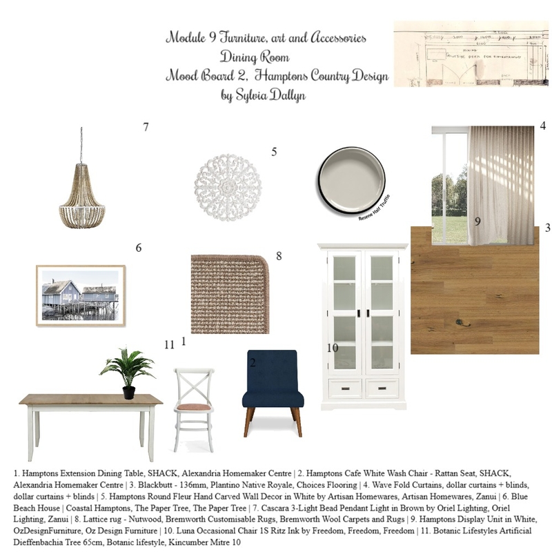 Mood Board 2 Dining Room Mood Board by Sylvia Dallyn on Style Sourcebook