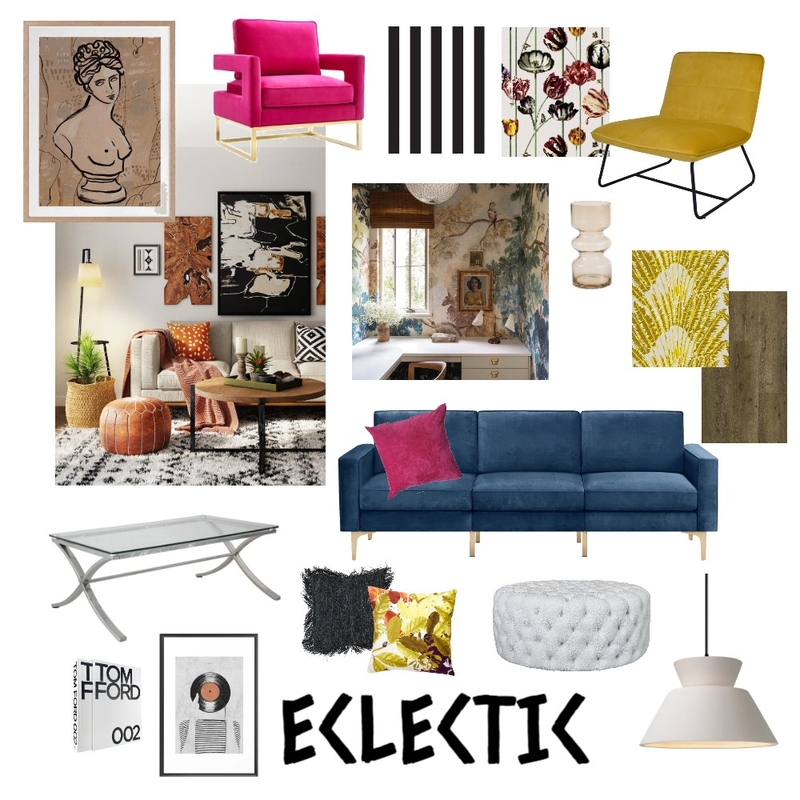 Eclectic Mood Board by On Point Staging and Design on Style Sourcebook