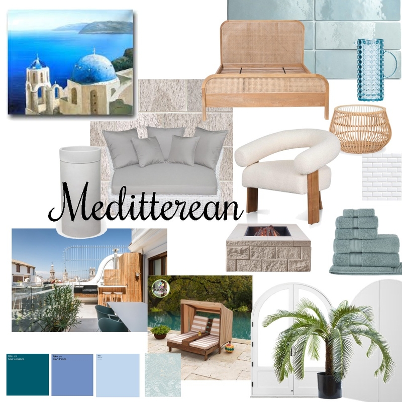 Meditterean Style Mood Board by Tammy on Style Sourcebook