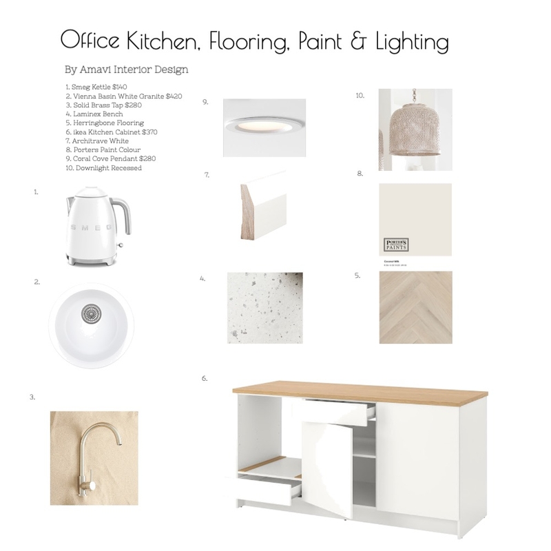 Office - Kitchen Amavi Interior Design Mood Board by AMAVI INTERIOR DESIGN on Style Sourcebook