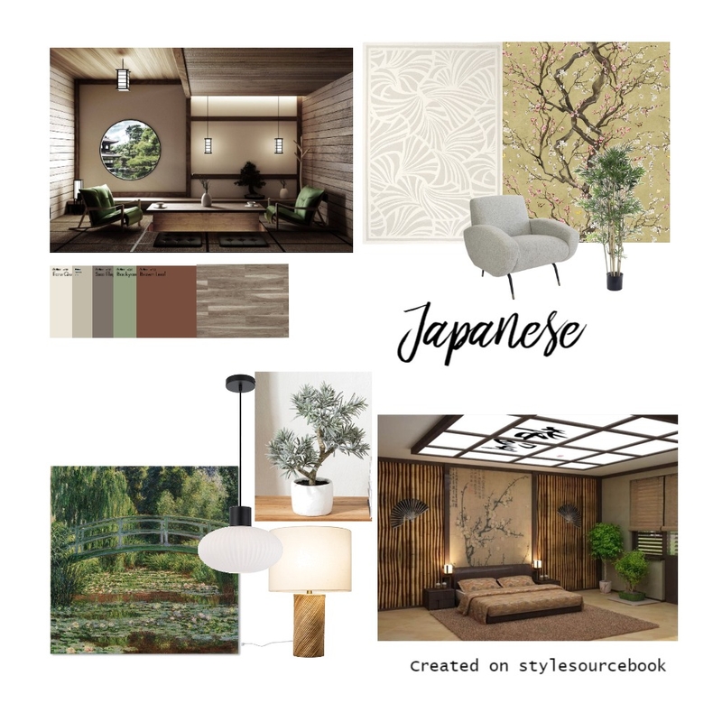 Japanese Mood Board by Rob Prowse on Style Sourcebook