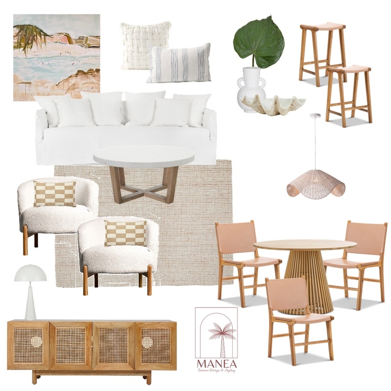 contemporary coastal Mood Board by Manea Interior Design & Styling on Style Sourcebook