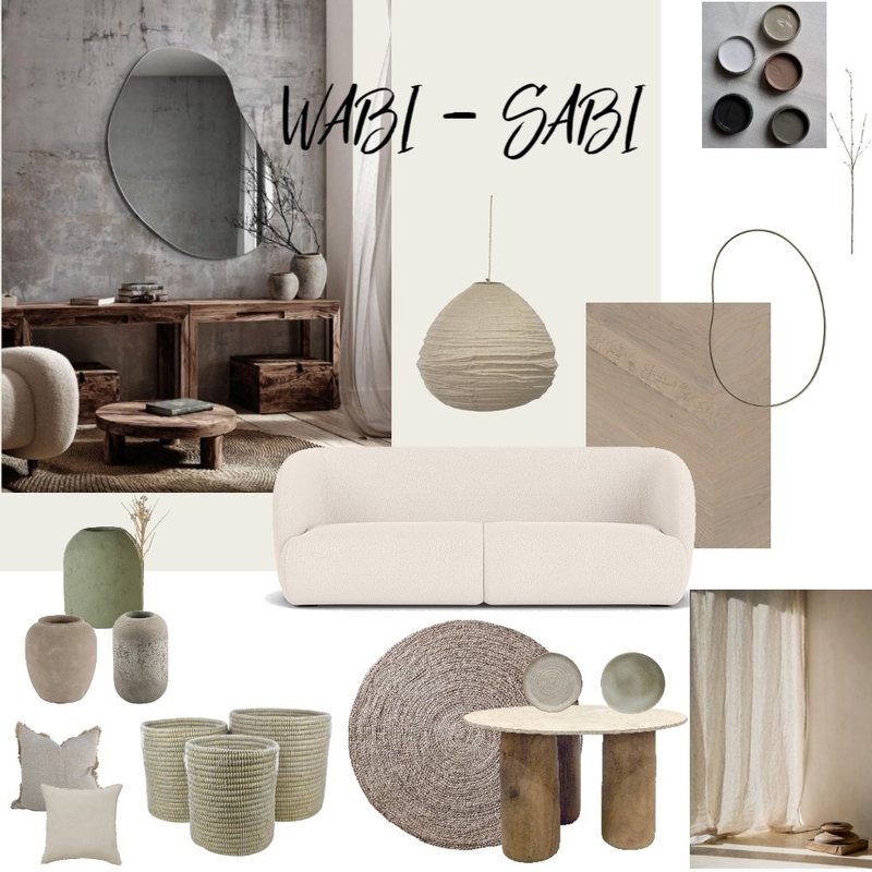 WABI SABI ASSIGNMENT  THREE FINAL Mood Board by yumna on Style Sourcebook