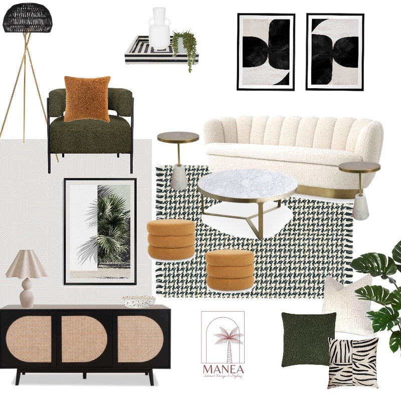 Contemporary Living room Mood Board by Manea Interior Design & Styling on Style Sourcebook