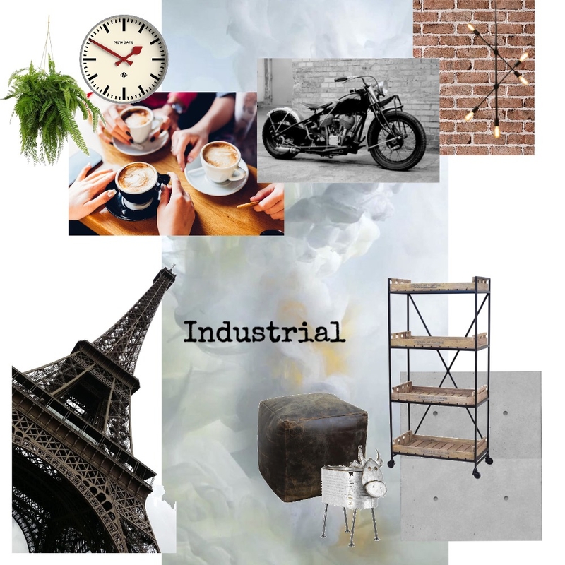 Industrial Mood Board by Styling with Sandi on Style Sourcebook