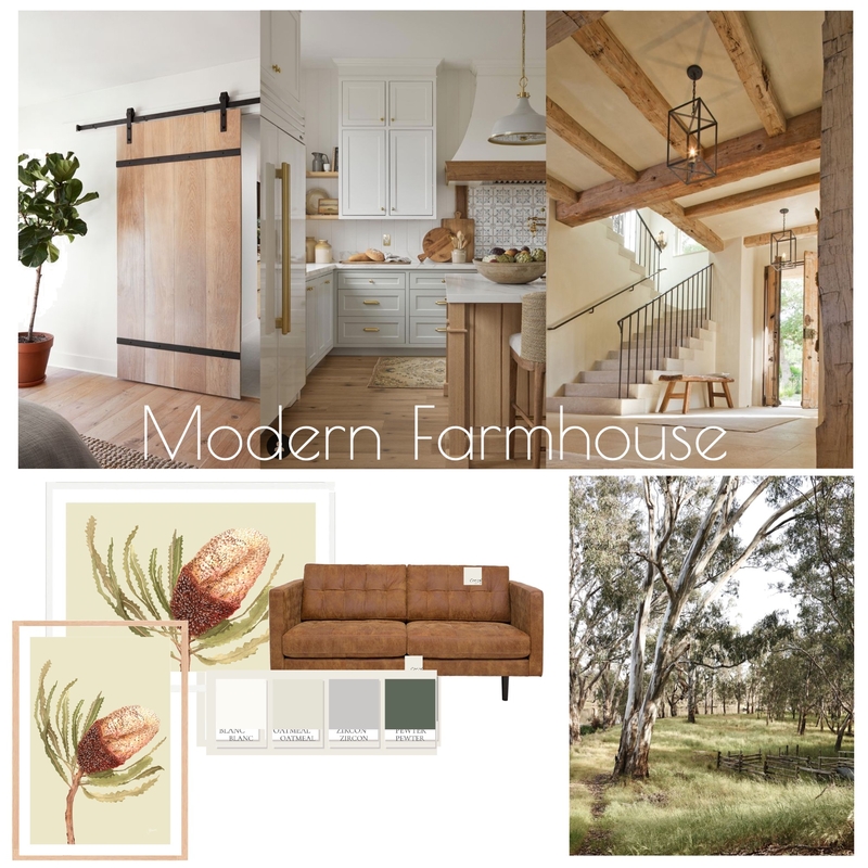 Modern Farmhouse Inspiration Mood Board by Chris on Style Sourcebook