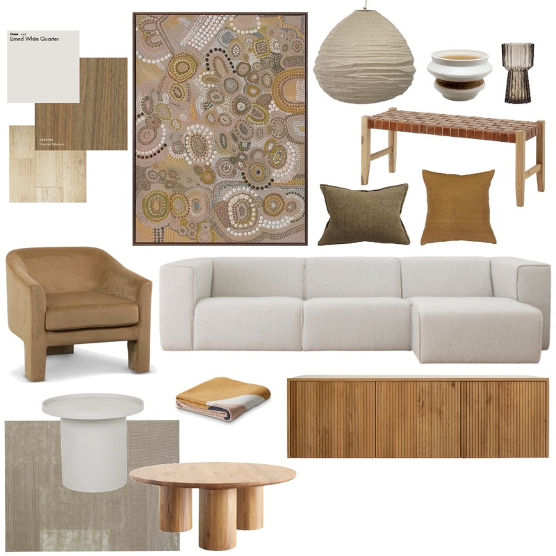 Bronze Summer Living Mood Board by DKD on Style Sourcebook