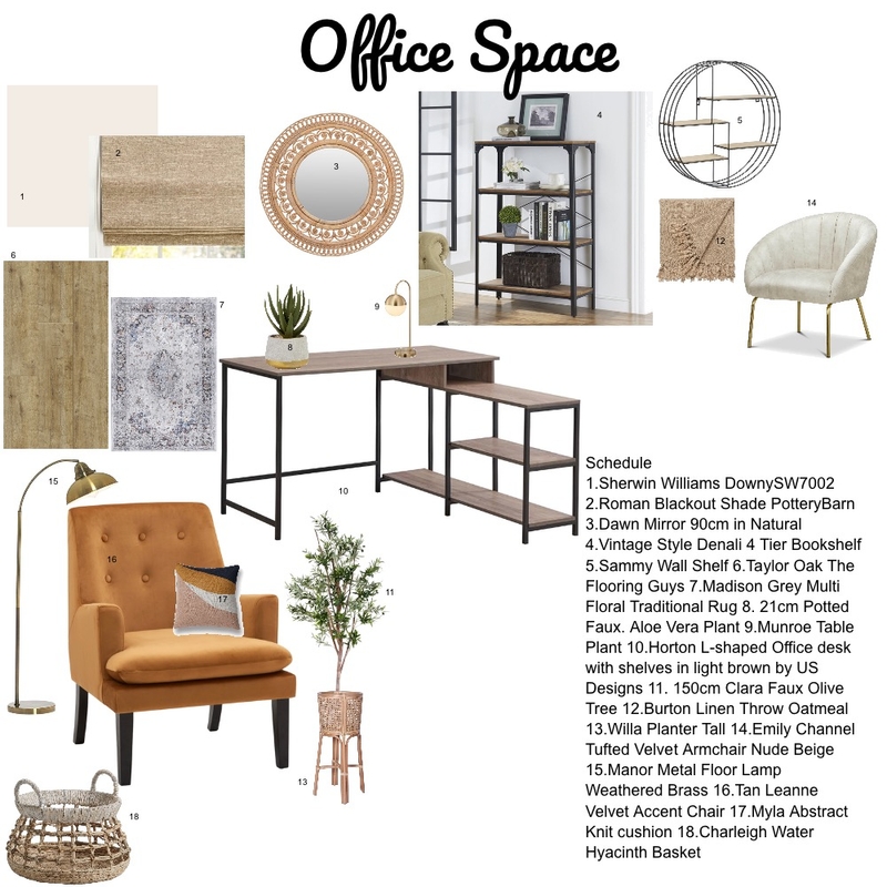 Module 9 office Mood Board by alana2324 on Style Sourcebook