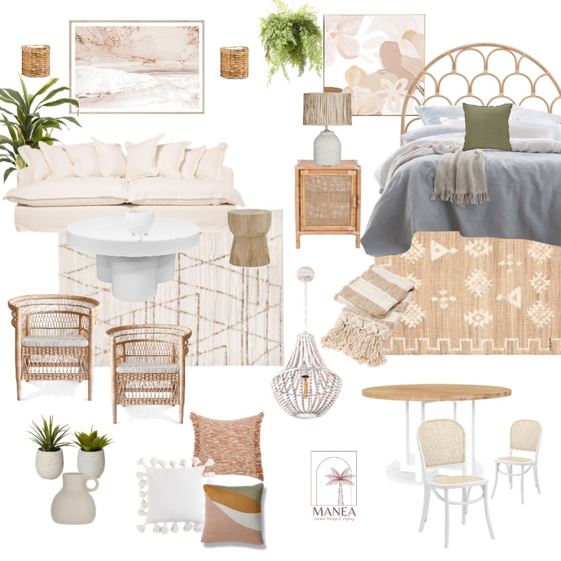 Boho Home Mood Board by Manea Interior Design & Styling on Style Sourcebook