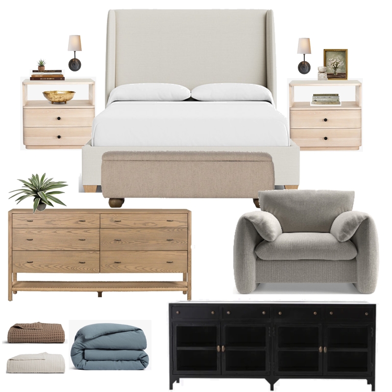 Herman Revised Bedroom Mood Board by JoCo Design Studio on Style Sourcebook