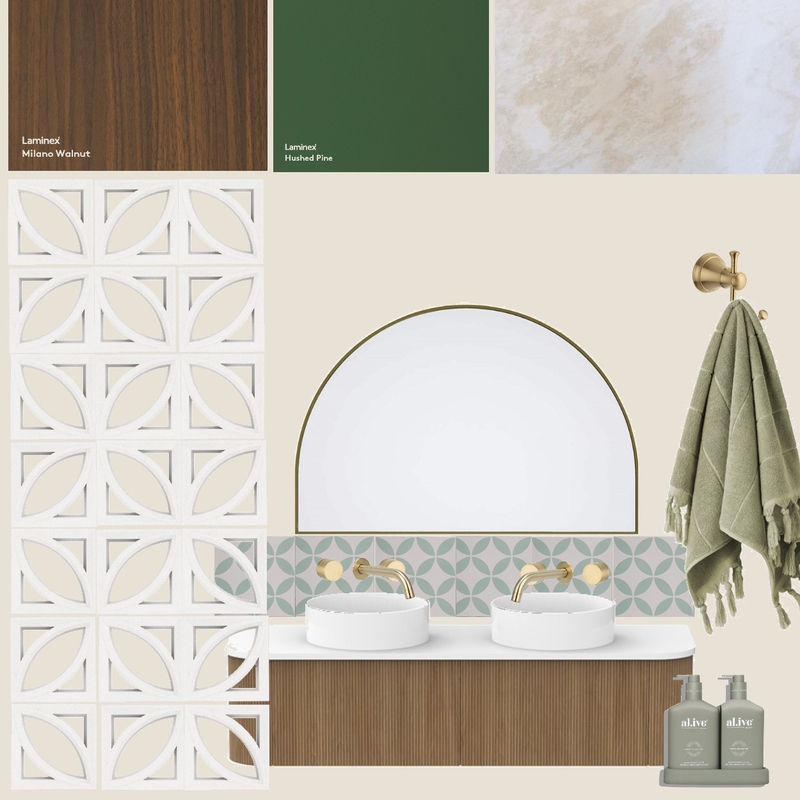 Leaf 3d Mood Board by The Breeze Block Company on Style Sourcebook