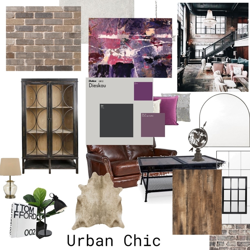 Urban Chic Mood Board by Joanna Beckton on Style Sourcebook