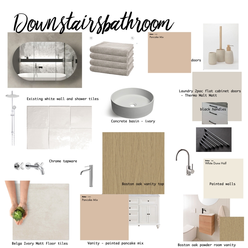 Downstairs Bathroom Mood Board by JH Reno Reimagined Queenslander on Style Sourcebook