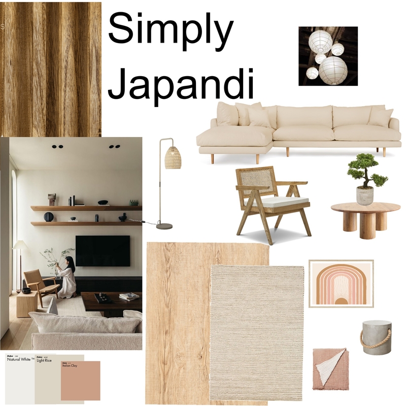 Simple Japandi Mood Board by Quebeclady on Style Sourcebook