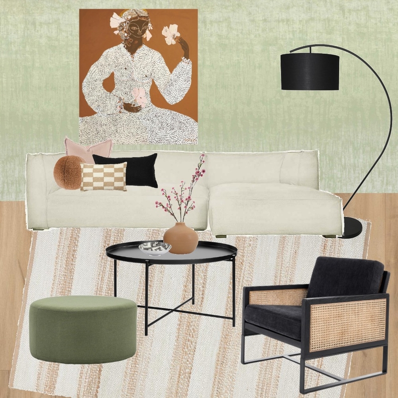 livingroom green and black Mood Board by Katelyn Scanlan on Style Sourcebook