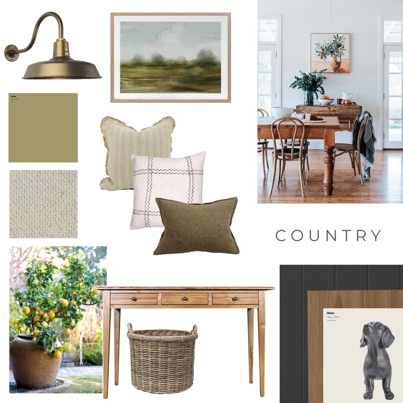 Country Style Mood Board by Blackbird Interiors on Style Sourcebook