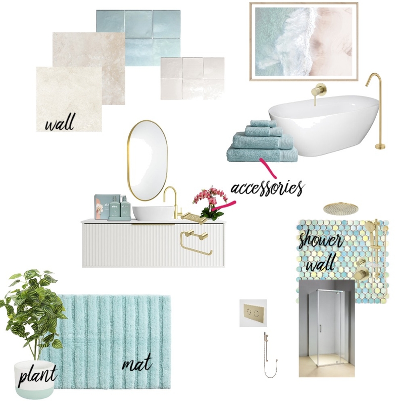 BATHROOM Mood Board by REEM F on Style Sourcebook