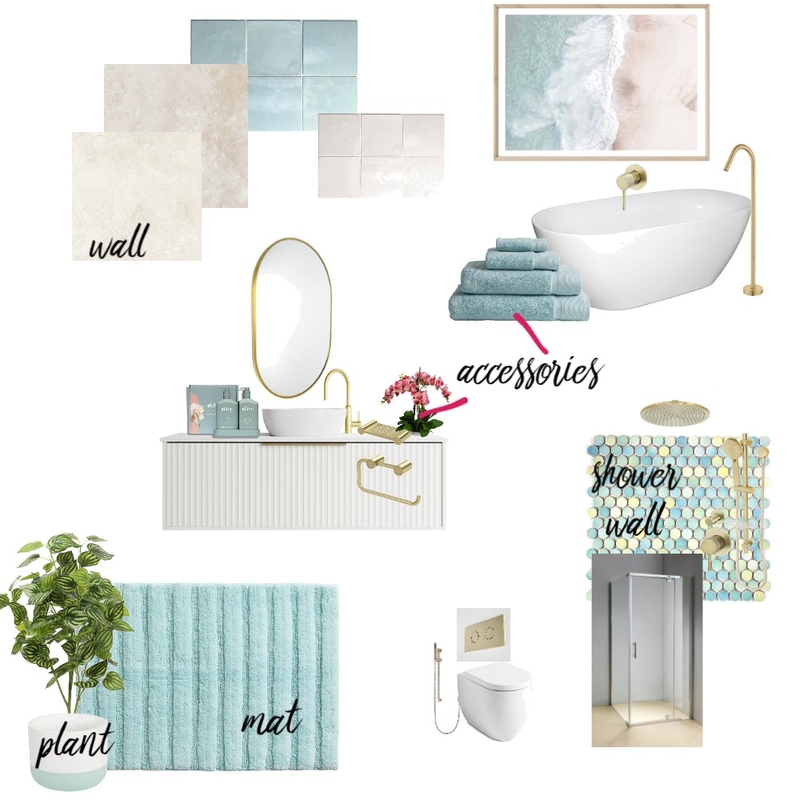 BATHROOM Mood Board by REEM F on Style Sourcebook