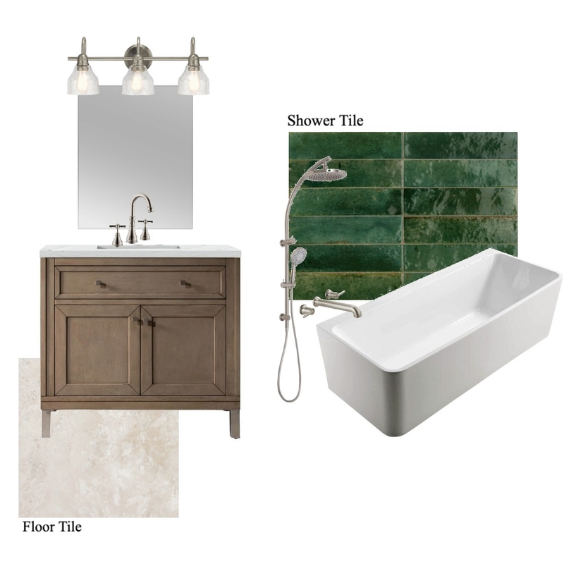 Traditional Bathroom Mood Board by wendymontiel on Style Sourcebook