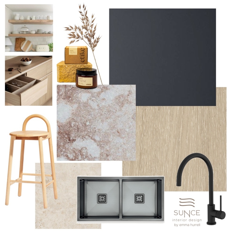 Earthy Industrial Kitchem Mood Board by Emma Hurrell Interiors on Style Sourcebook