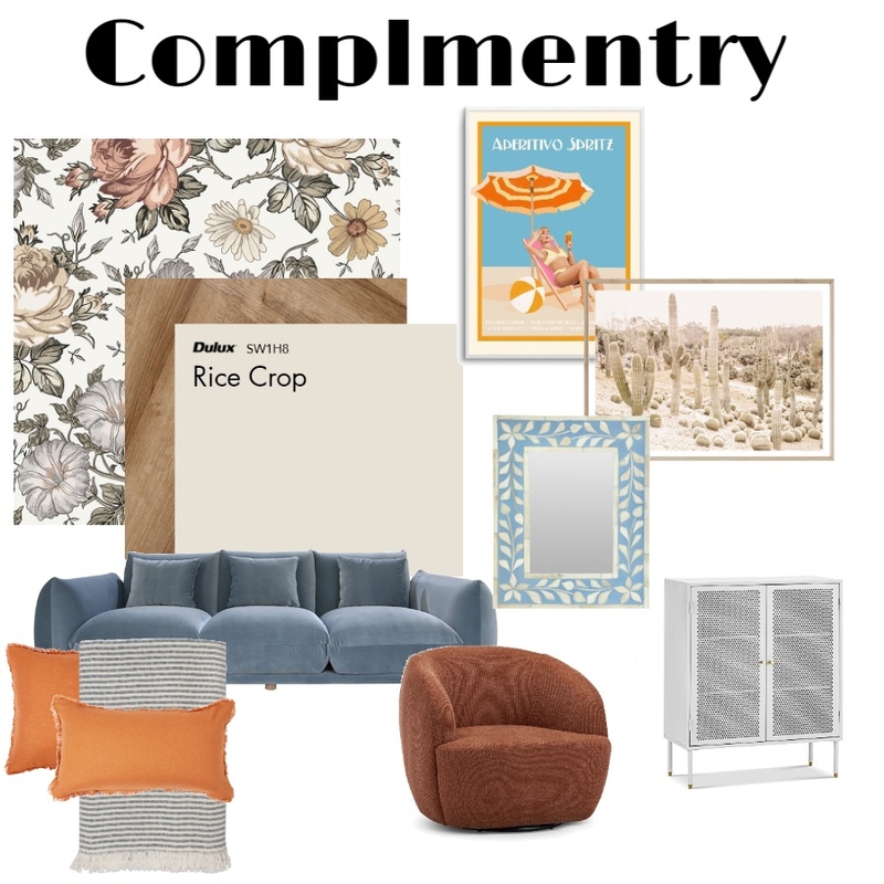 Complmentary Mood Board by Emma Beth on Style Sourcebook