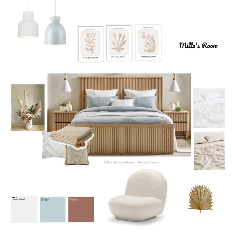 Milla's Room Mood Board by blackmortar on Style Sourcebook