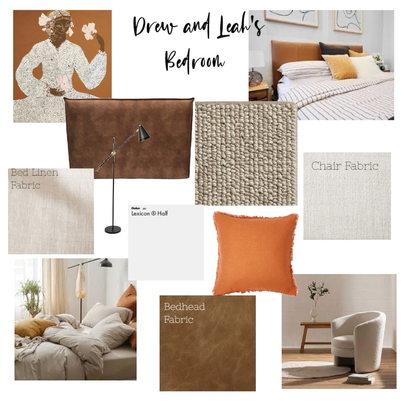 Drew & Leah's Bedroom Mood Board by CaraLee on Style Sourcebook