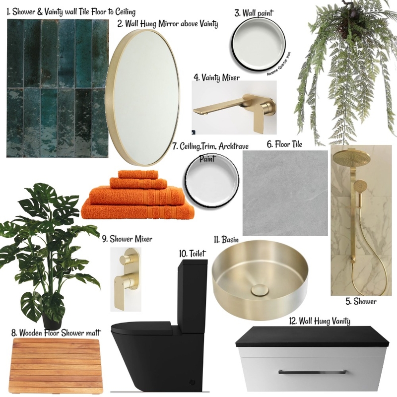 Bathroom Mood Board Mood Board by ashmidd on Style Sourcebook