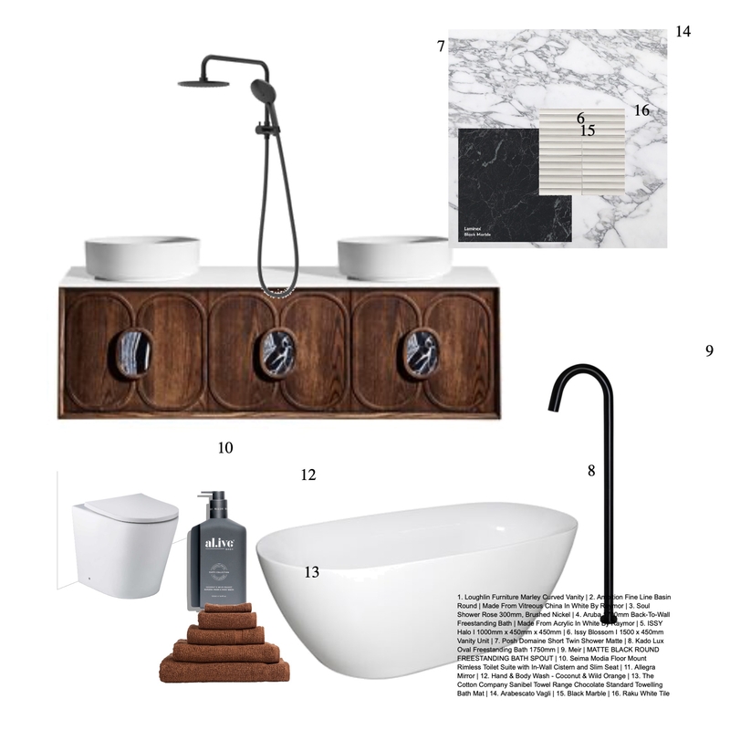 Bathroom Mood Board by The Hallmark, Abbey Hall Interiors on Style Sourcebook