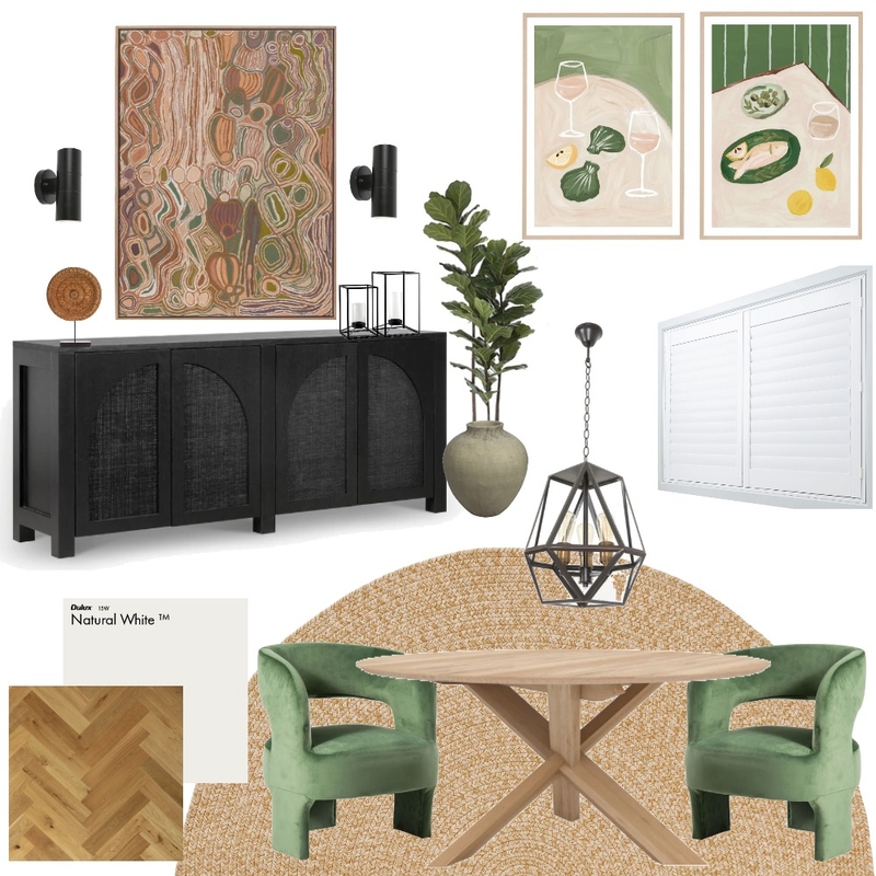 Dining Table Sample Board Mood Board by Nicole Frelingos on Style Sourcebook