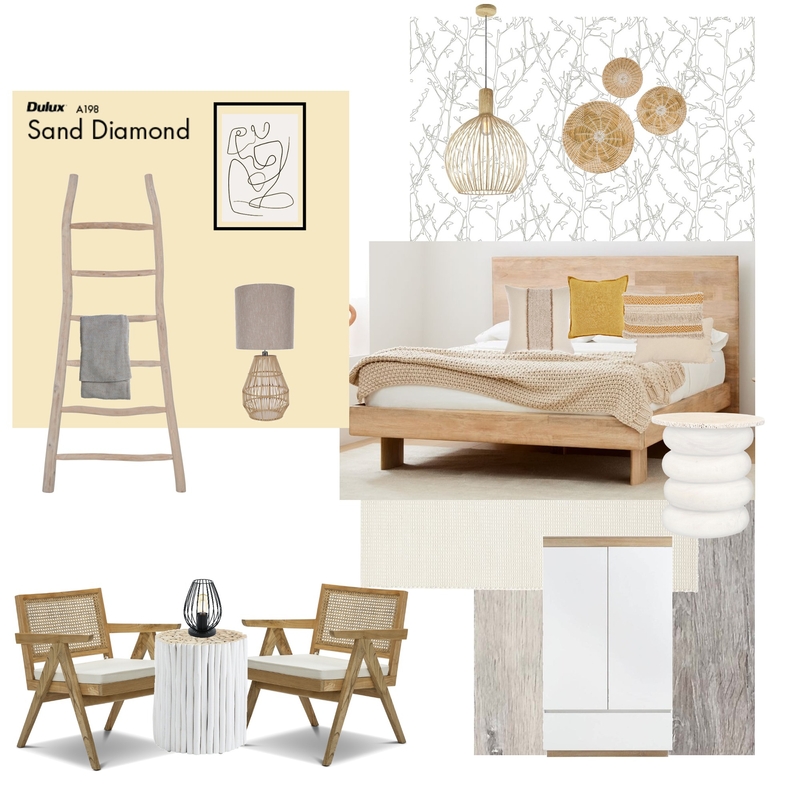 Guest room Mood Board by Yuka Ishikawa on Style Sourcebook