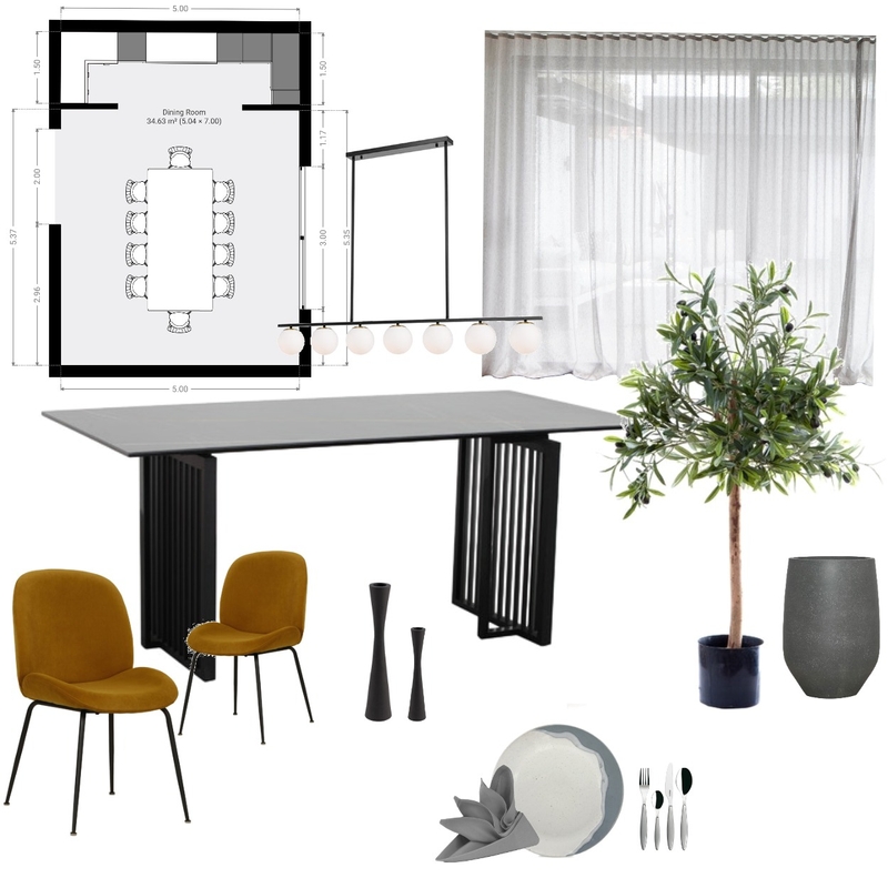 dining Mood Board by Ayshaakm on Style Sourcebook