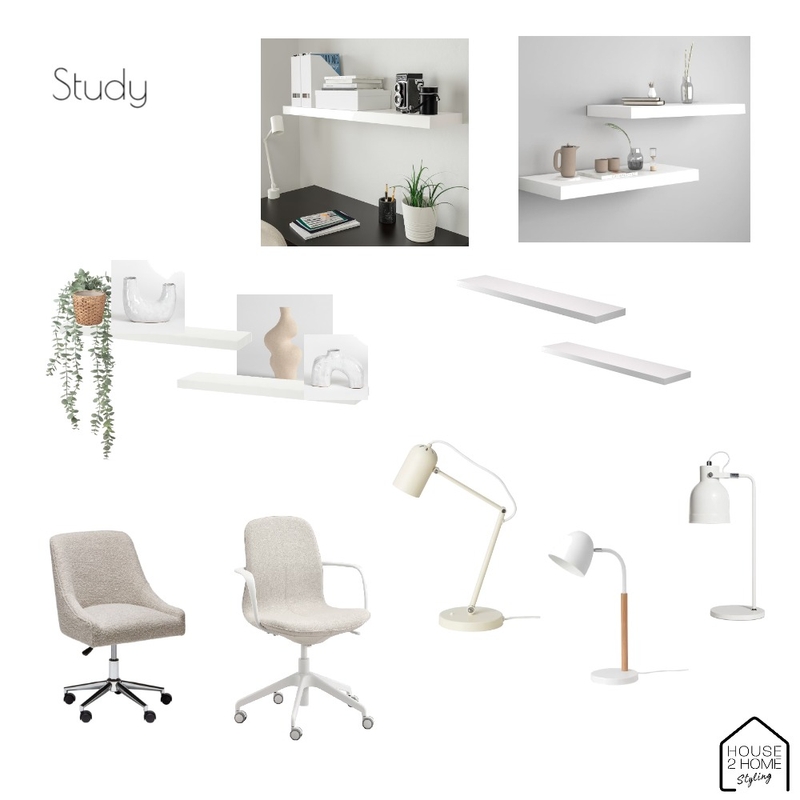 Pottsville - Study Mood Board by House 2 Home Styling on Style Sourcebook