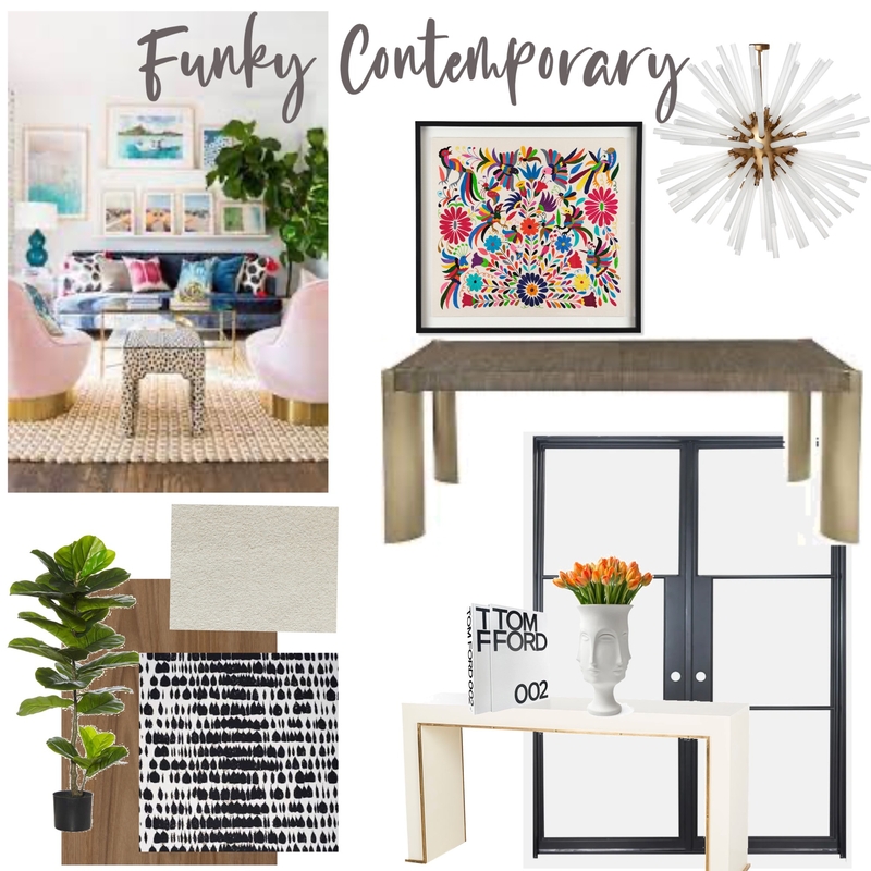 Mod 3- Funky Contemporary Mood Board Mood Board by NBNDesign on Style Sourcebook